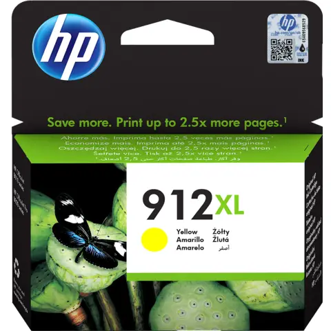 HP 3YL83AE - Tusz HP 912XL żółty do HP OfficeJet Pro 8010, 8012, 8013, 8014, 8015, 8020, 8022, 8023, 8024, 8025